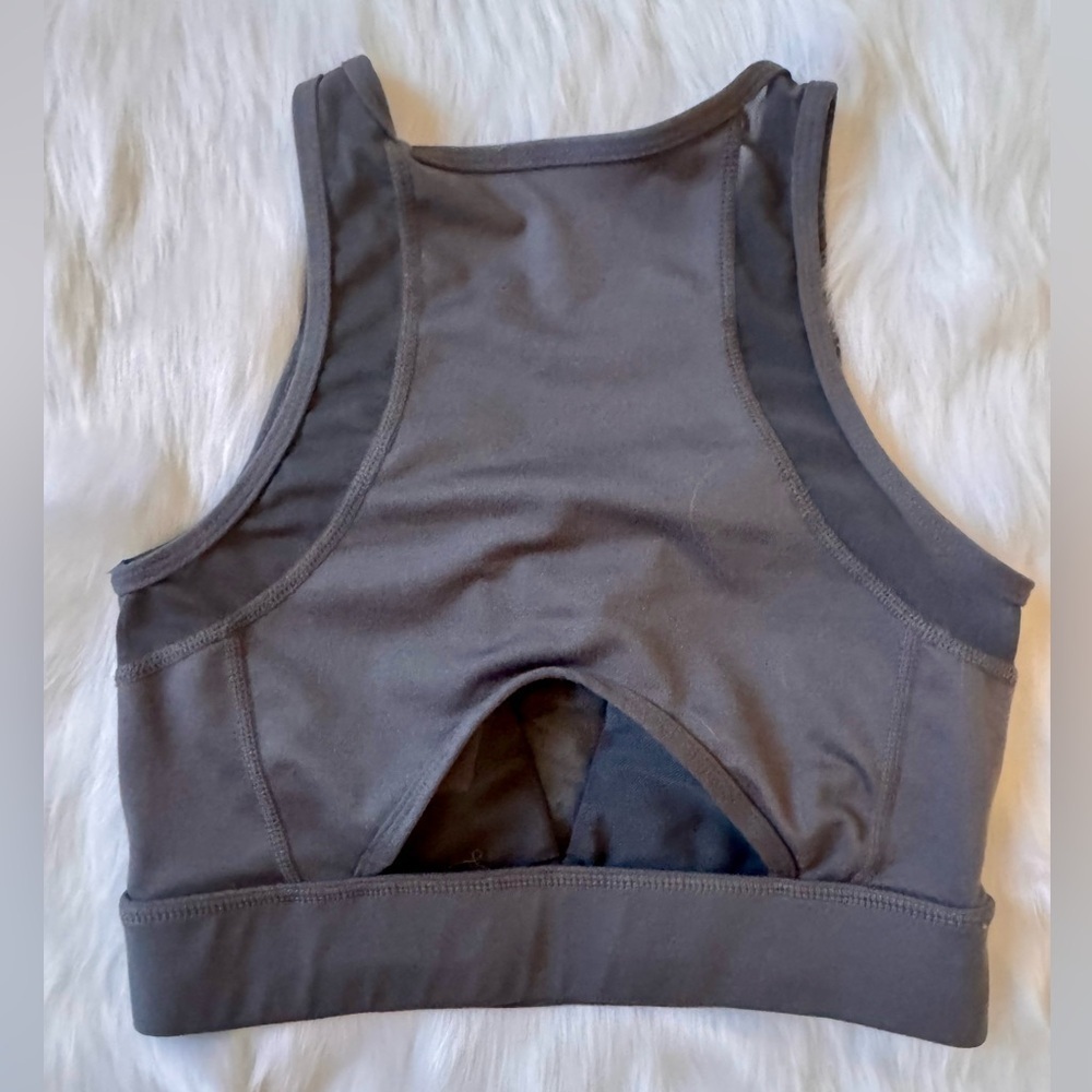 MonoB Dark Gray Bra Top and Camouflage Joggers - Picture 5 of 6